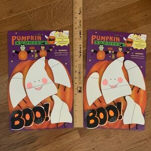 2 Ghost Decorating Kits for Halloween Pumpkin